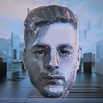 EFF protest banner against facial recognition technology
