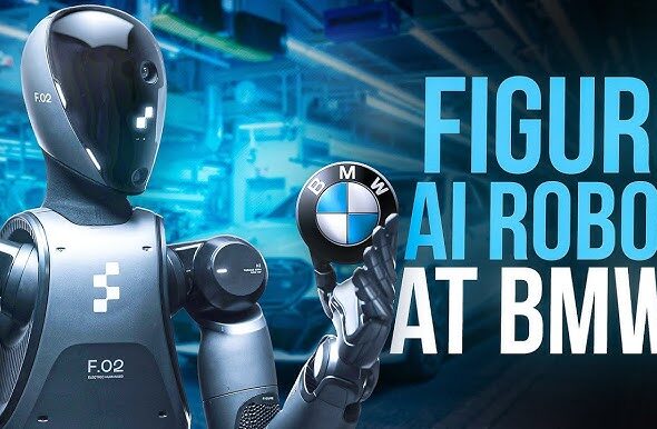 BMW Helix AI robot inspecting car parts autonomously