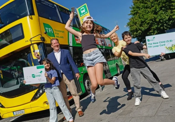 Children aged 5 to 8 can travel free with new Leap Card